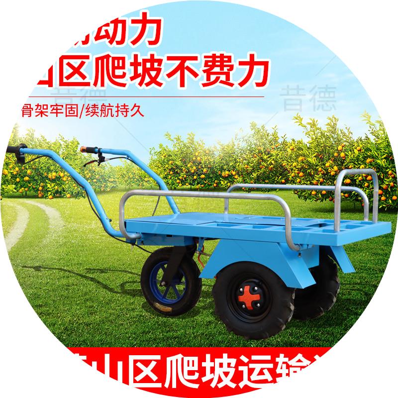 昔德電動雞公車農(nóng)用三輪手推車帶斗家用雙輪搬運車果園爬坡運輸車