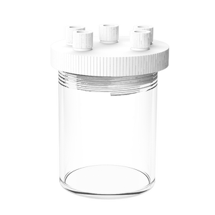 勒顿电化学石英电解池三电极体系全石英方形圆形耐腐蚀光学电解池