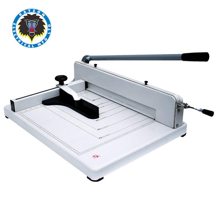 雷盛手动重型切纸机跨境厚层全钢环保A3/A4文件相册卡片菜谱