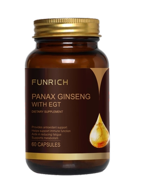 Funrich稀有人参皂苷rg3rh2放化术后恢复免疫力胶囊麦角疗营养品