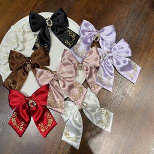 【缎带圣歌】刺绣蝴蝶结加购单买不发货需搭配鞋子一起拍