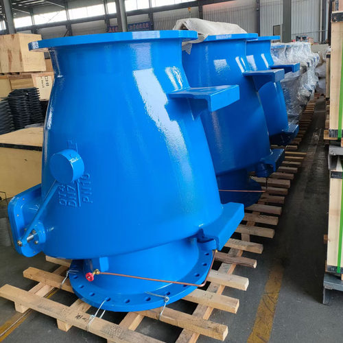 微阻缓闭止回阀HH44X-16Q 法兰单向重锤逆止阀 DN700