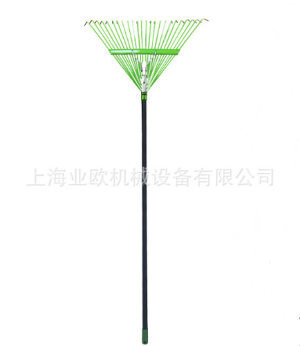 台湾助友24齿草坪耙子ZY6024不锈钢落叶家用铁爬农用钢丝钉耙子