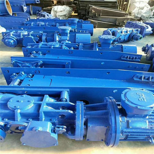 中恒供应粉料颗粒料刮板输送机 煤场板链上料机 运行平稳