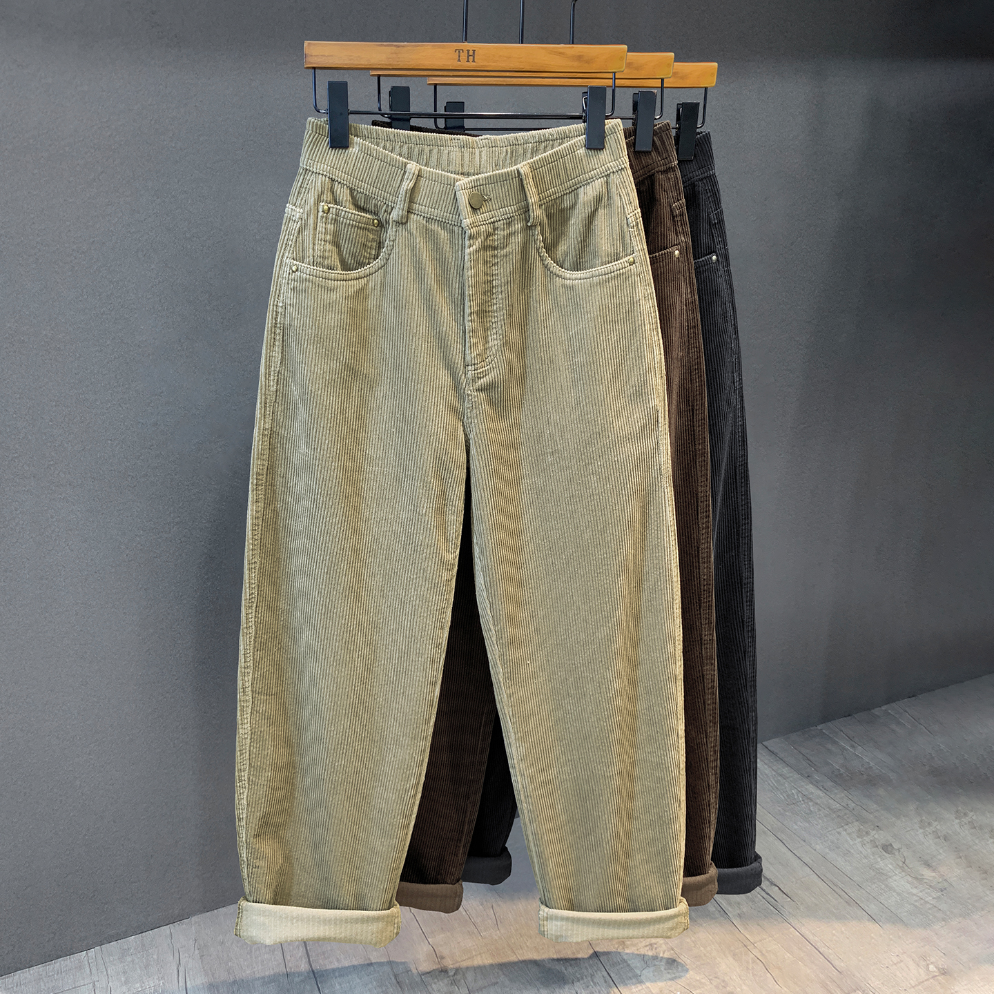 360g秋冬美式高品质灯芯绒休闲裤