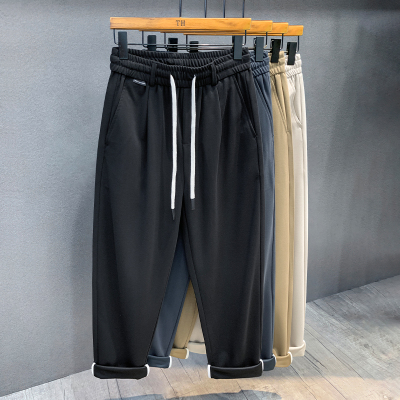 垂坠感透气爽滑莫代尔运动休闲裤