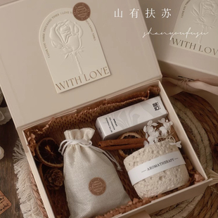康卡蒂山有扶苏扩香石香薰精油礼盒卧室香氛摆件送朋友闺蜜生日礼
