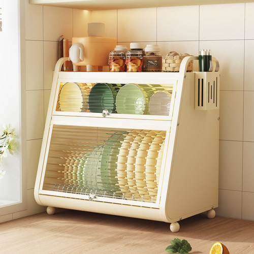 新款碗柜厨房置物架多层台面