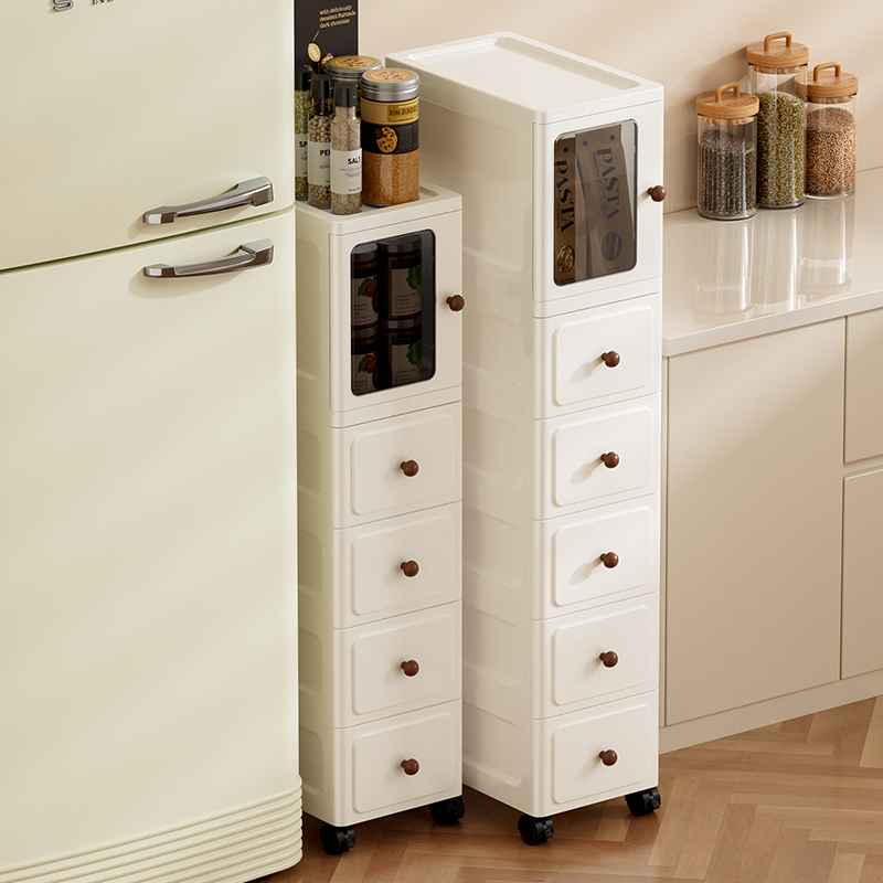 厨房夹缝置物架冰箱侧面极窄缝