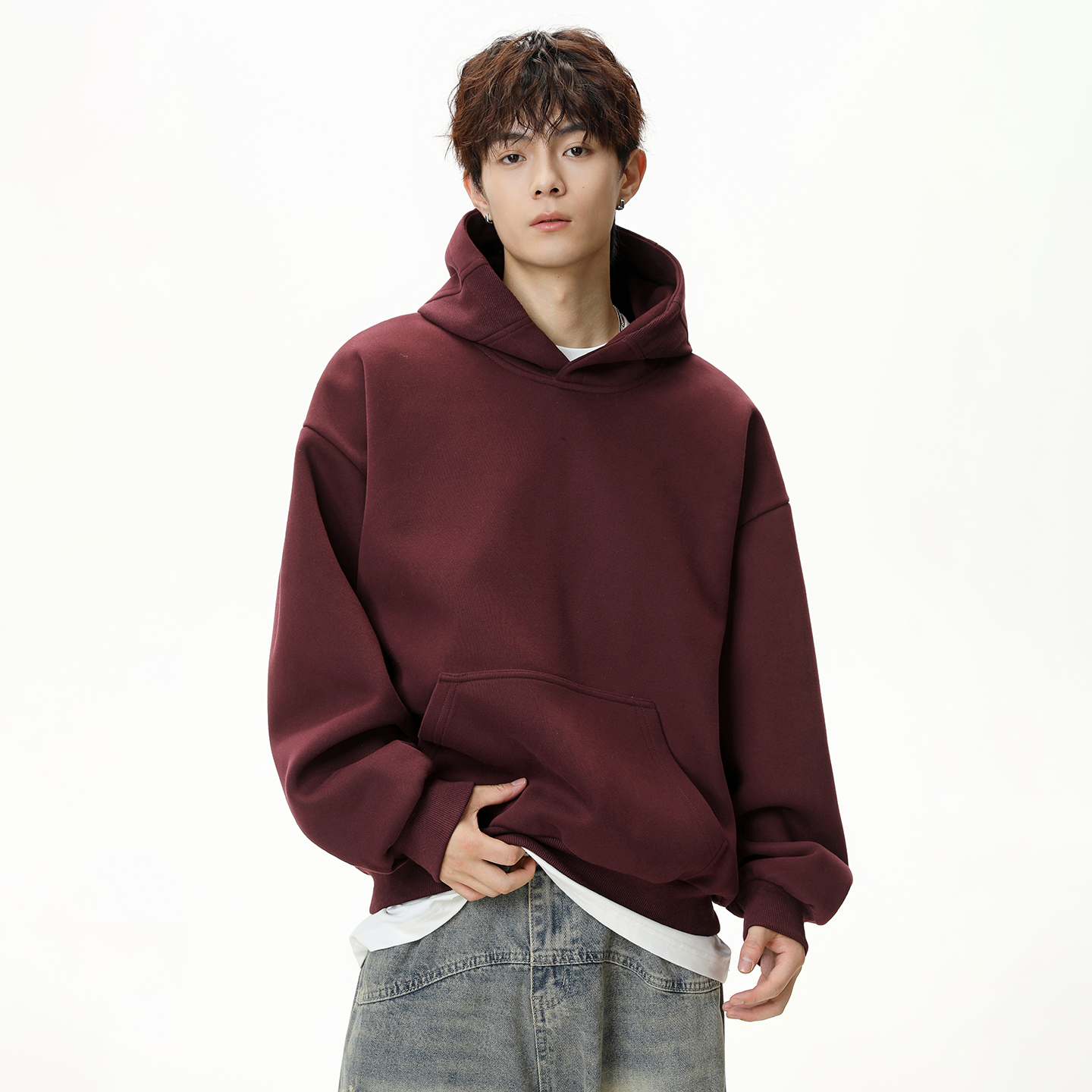 OFF-UP秋冬新款美式复古卫衣