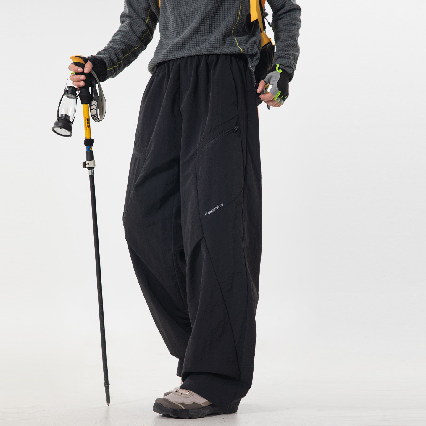 OFF-UP户外工装休闲裤男黑色宽松工装裤直筒防泼水多口袋登山长裤,男装,休闲裤,淘宝优惠券,粉丝福利购,淘宝优惠卷