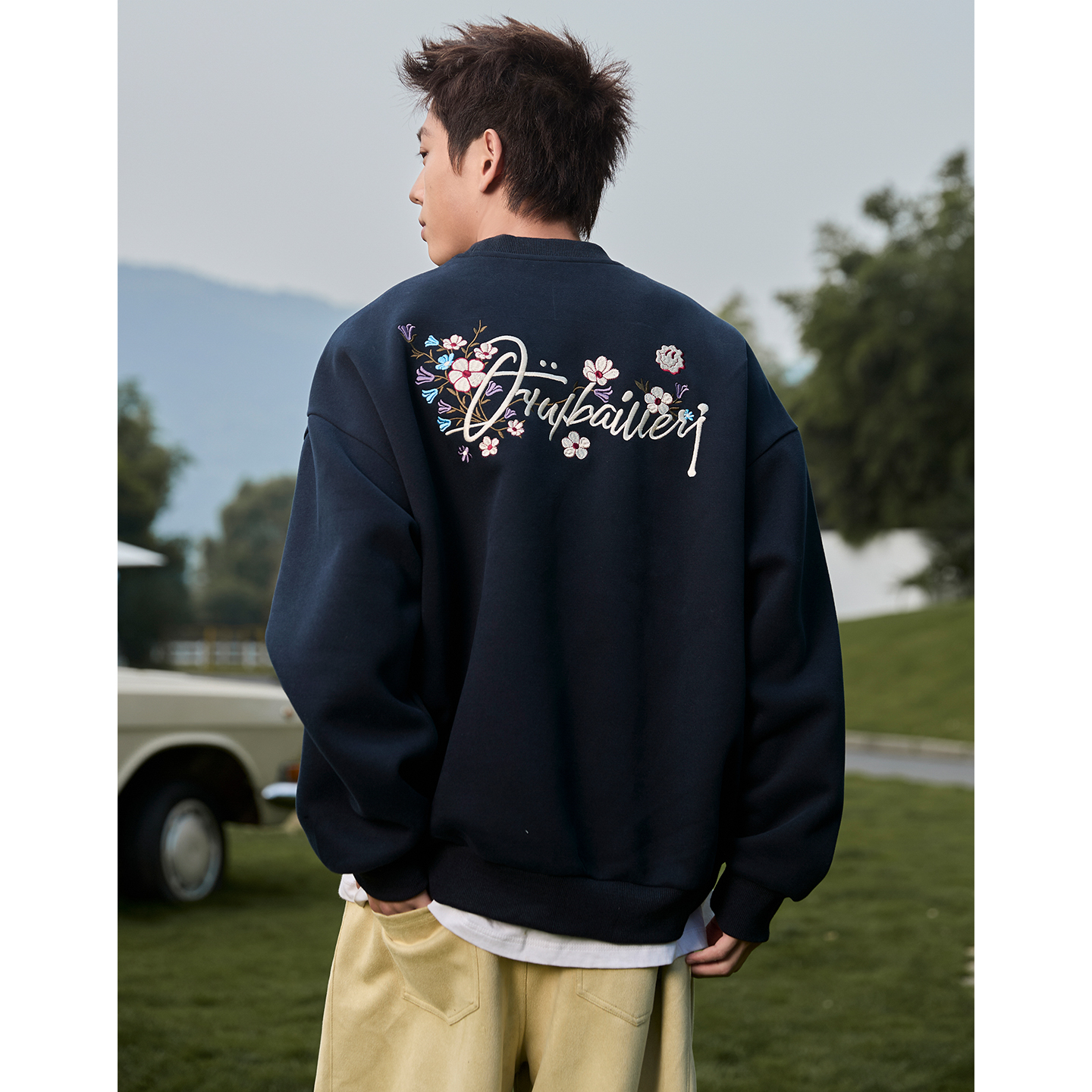 OFF-UP美式复古重磅卫衣