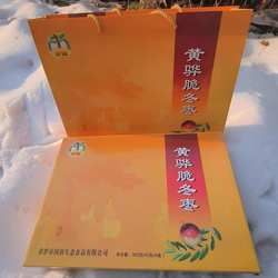 河北特产黄骅古园脆冬枣黄礼盒去核酥脆枣干45克*8盒 精美礼盒