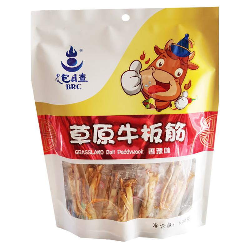 包日查牛板筋内蒙古特产草原美食牛筋劲道香辣味美食独立小包装