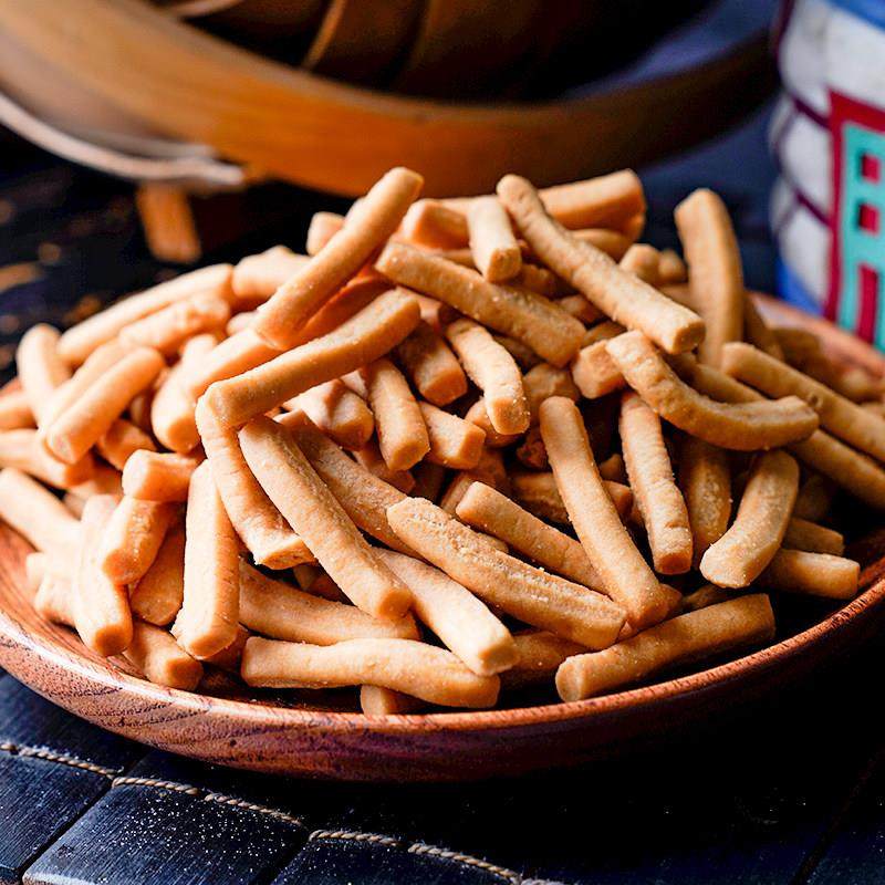 内蒙古草原特产毕力格泰黄油果条甜味咸味传统老式糕点儿童小零食