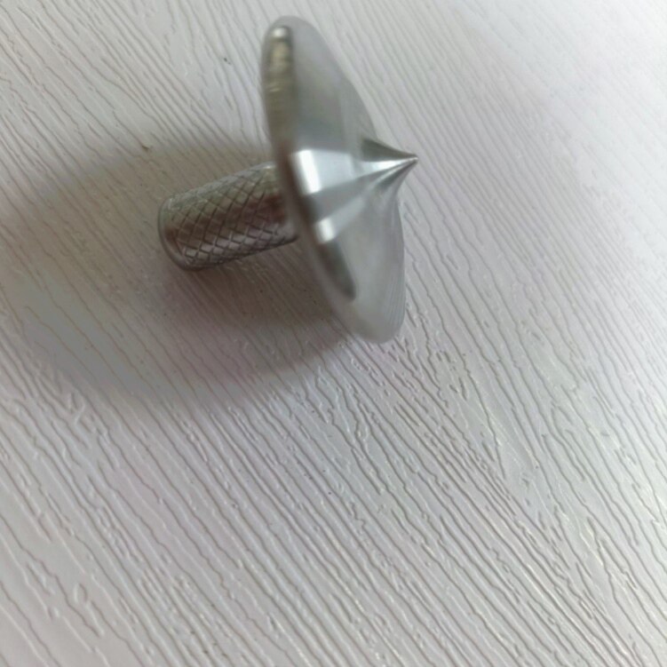 空间陀螺精密静止感手拧陀螺手转减压手指陀螺不锈钢全金属