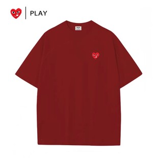 PLAY官方旗舰店正品纯棉短袖T恤男女款2026夏季新款宽松半袖上衣