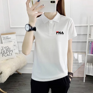 翻领POLO衫 官方旗舰店正品 新款 植白菲乐纯棉短袖 T恤女士2025夏季