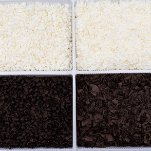 巧克力蛋糕黑白碎片刨花蛋糕装饰巧克力黑森林蛋糕烘焙可食用摆片