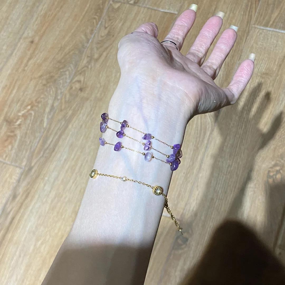 微醺紫色~钛钢不掉规则碎
