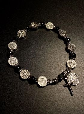 新款复古永恒的祈祷十字