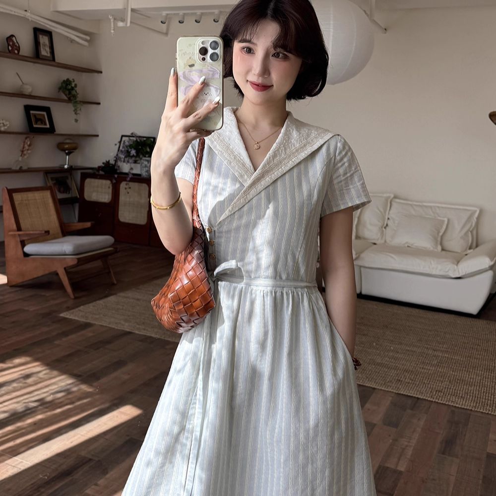 大码微胖m裙子露华浓-夏