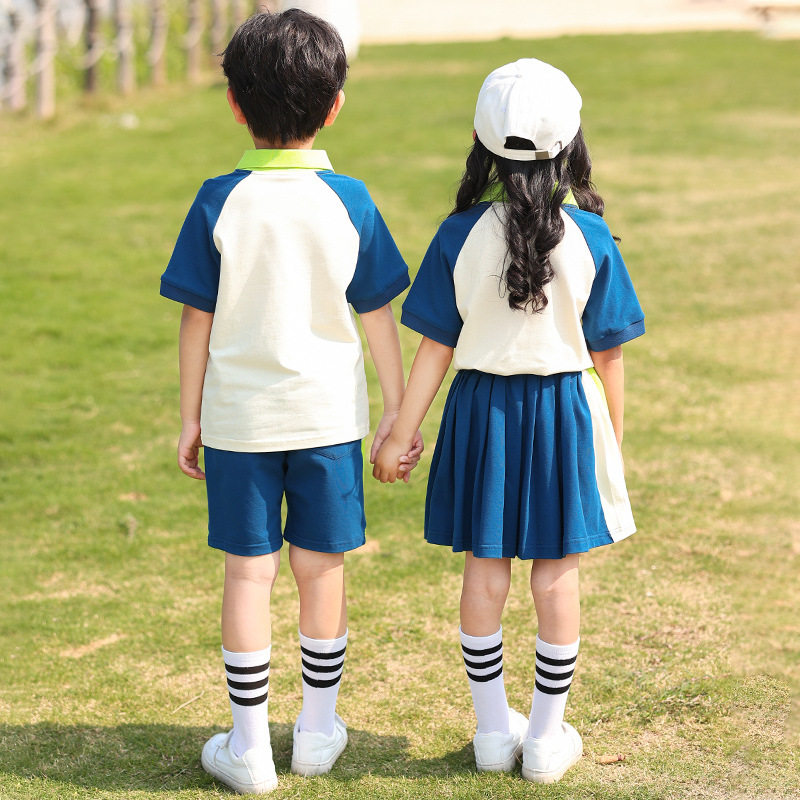 幼儿园园服新款小学生校服套装宽松运动装班服三件套老师服春秋款