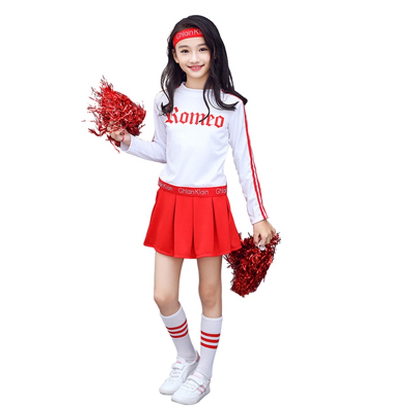 儿童拉拉队演出服装幼儿舞蹈服元旦冬季小学生运动会表演服啦啦