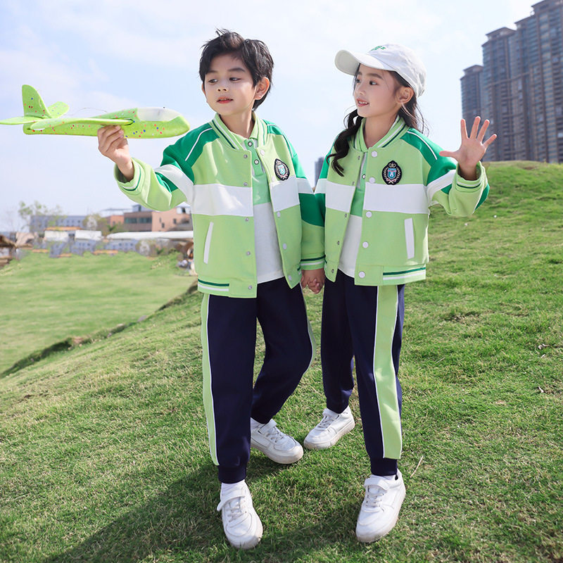 小学生校服春秋款三件套儿童班服夏装套装运动服幼儿园园服夏季