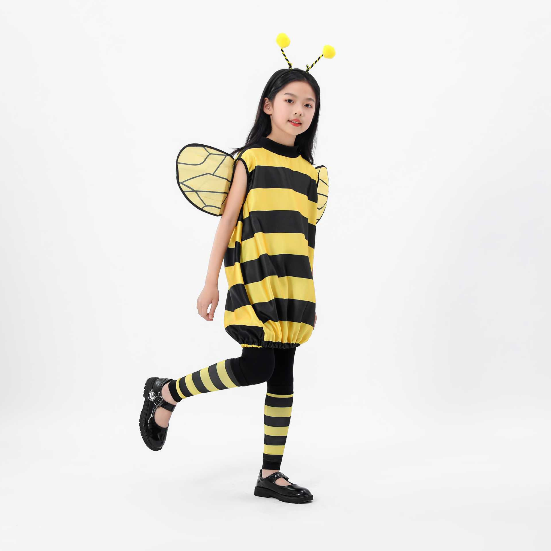 儿童成人Halloween万圣节蜜蜂昆虫cosplay服饰万圣节节日服装