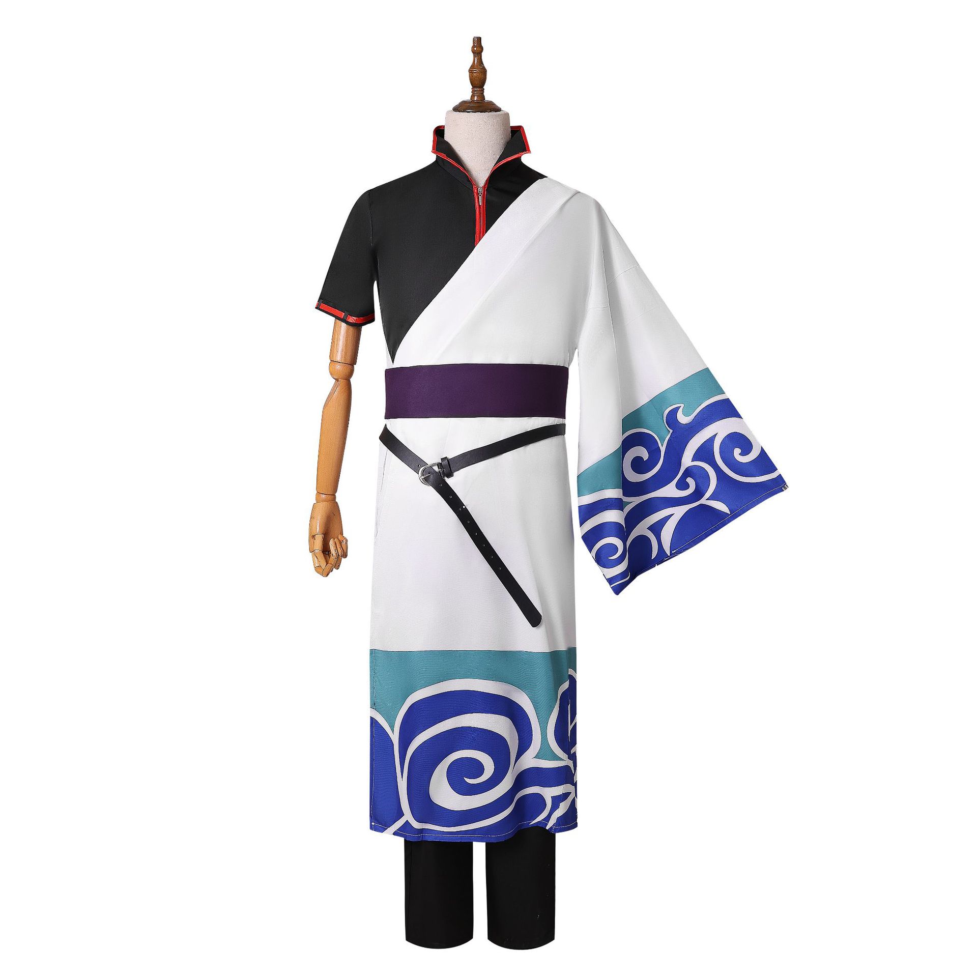银魂坂田银时阿银服装动漫cos服和服外套日系动漫二次元全套现货图片