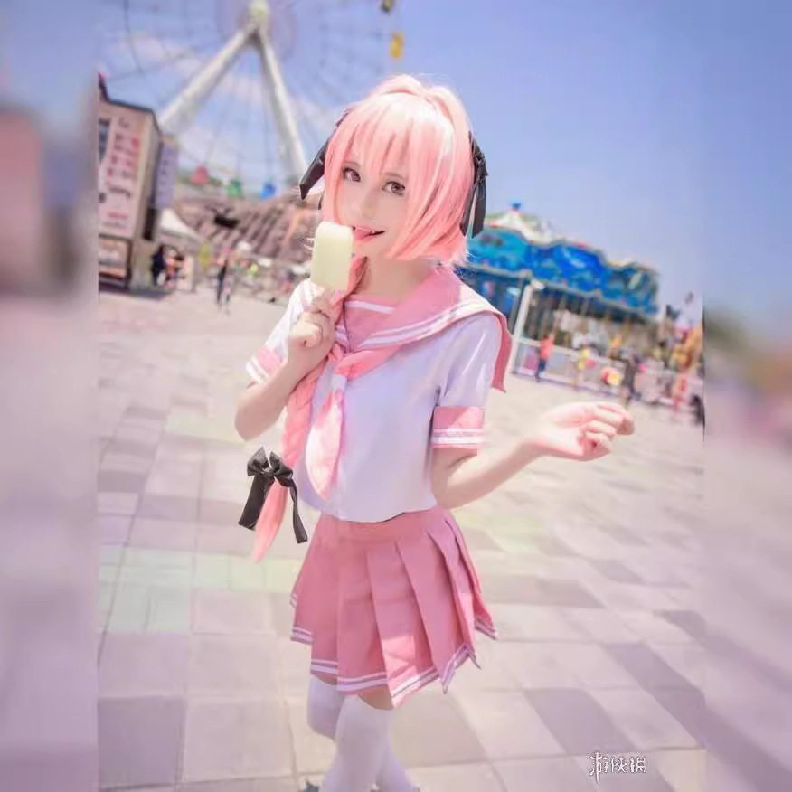 fate阿福 阿斯托尔福水手服cosplay服装fgo 假发女装大佬 代发