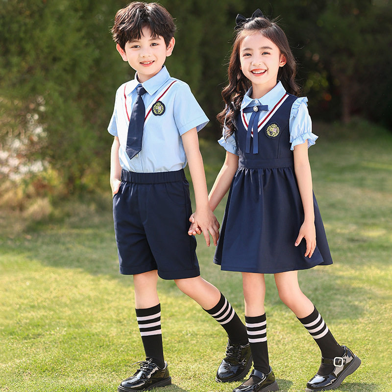 小学生校服春秋装学院风班服套装春季运动服三件套儿童幼儿园园服