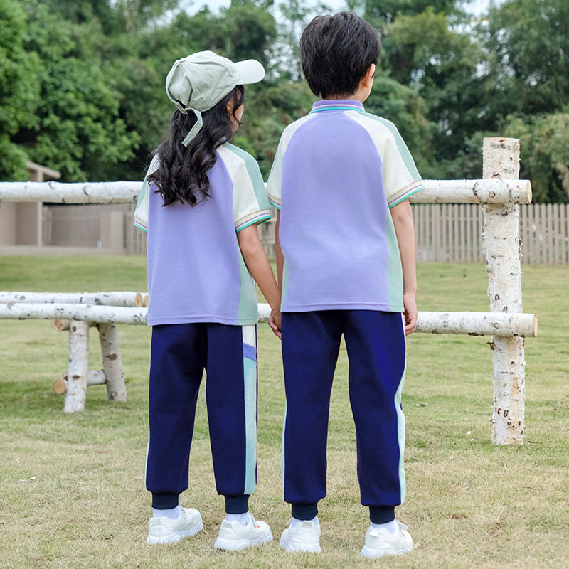 小学生校服春秋套装运动服三件套一年级儿童班服春秋季幼儿园园服