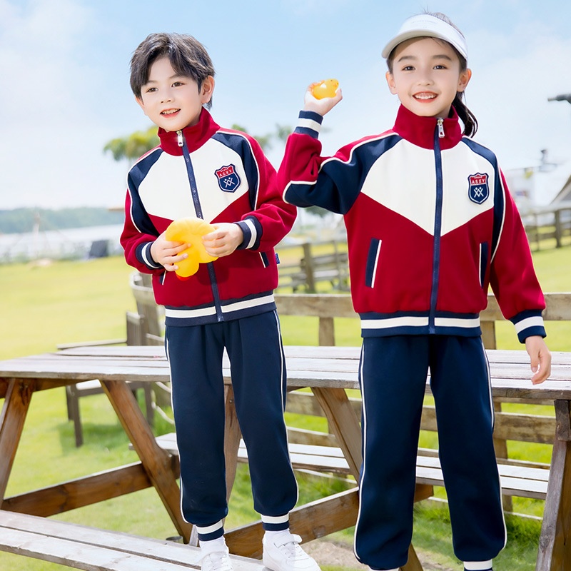 春秋装幼儿园园服一年级班服小学生校服三件套儿童秋季运动服