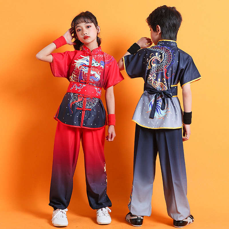 六一儿童武术服表演出男女童幼儿园功夫少儿训练学生太极练功服装