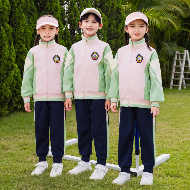 幼儿园园服春秋套装2024运动棒球服韩版班服秋季小学生校服三件套