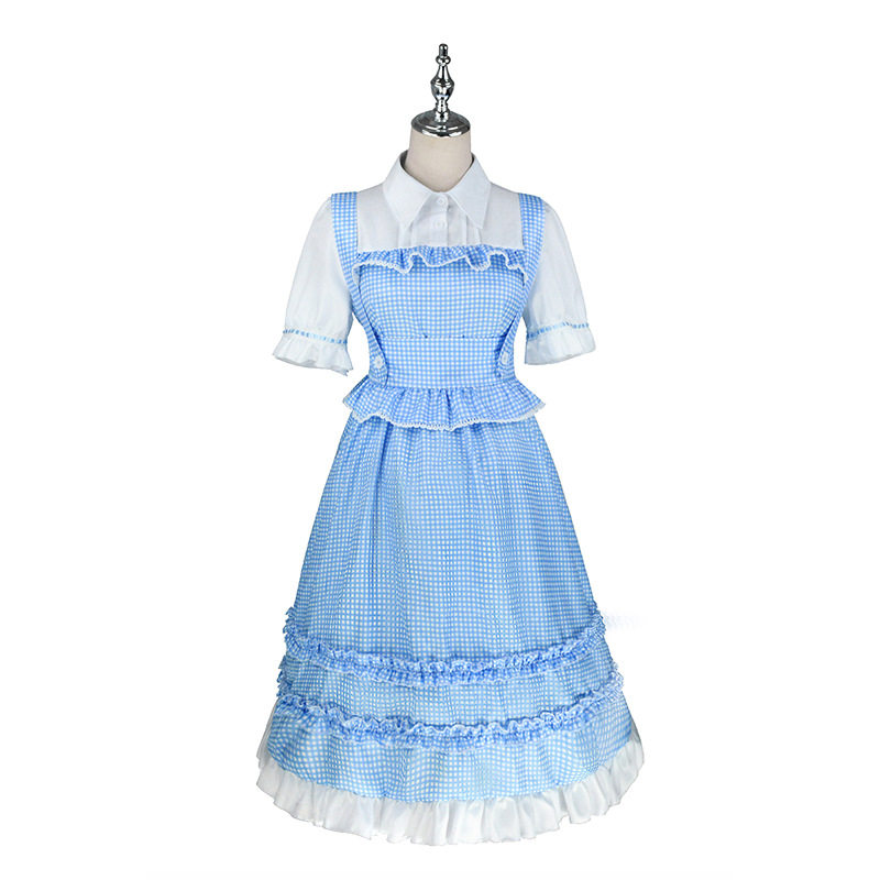 万圣节第五人格小女孩桃乐丝cosplay服装lolita演绎之星裙子套装图片