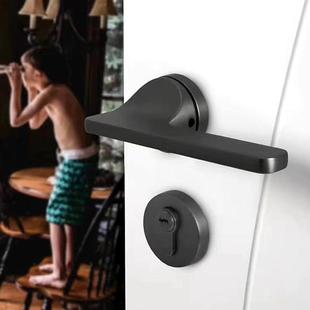 执手锁 室内卧室木门锁家用房间门把手静音通用型房门锁分体锁中式