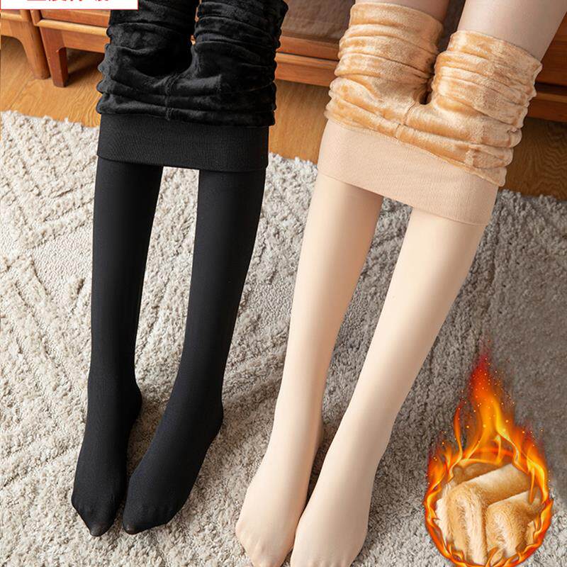 2条装 丝袜光腿神器女春季裸感外穿打底裤大码加绒加厚踩脚连裤袜