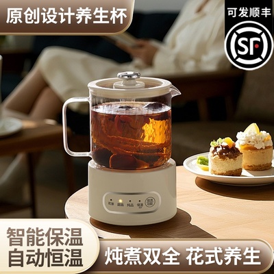 养生壶办公室小型煮茶器家用女士一人mini养生杯花茶壶恒温煮水壶
