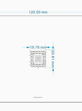 JB/T 9328-1999的A型分辨力板- A1 JBT9328_1999-A1分辨率板