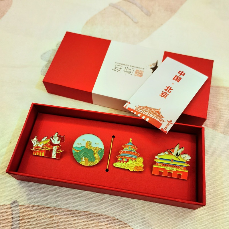 北京故宫文创旅游纪念品徽章