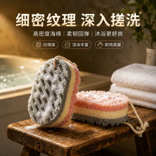 搓澡海绵宝宝搓泥神器搓背搓灰