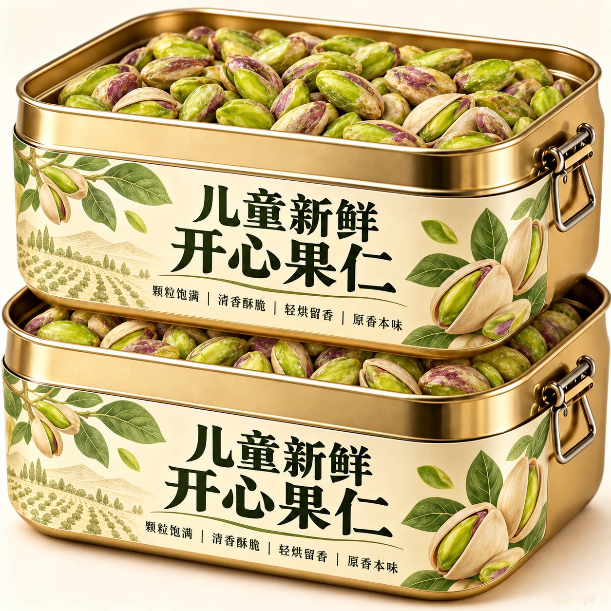 新鲜开心果仁官方旗舰店原味特级2026新货大颗粒儿童营养坚果仁