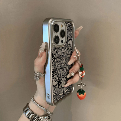 复古万花筒适用三星s25edge手机壳s24+新款s23fe/s21ultra/a06高级感a13软a25/a34轻奢a36女a53防摔a56/a71