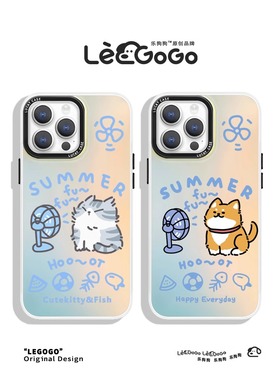 搞怪夏季吹风猫狗适用三星note20ultra手机壳s21fe新款小众s23+简约a71保护套a52s镭射a34/a24全包a10防摔a31