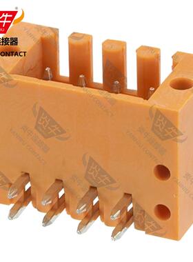 3.5mm双排弹簧插拔式PCB接线端子排YN2EDGERM/KF2EDGERM