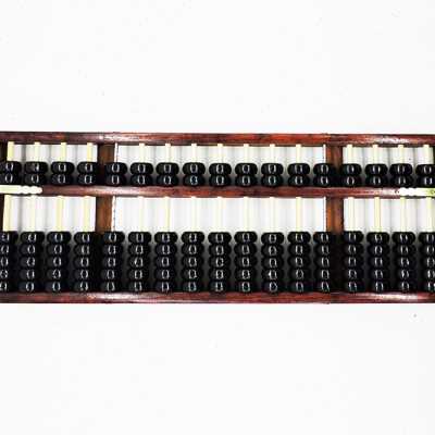 红17行仿古老式算盘 招财生财 大号算盘 硬木红老款算盘 木制算盘
