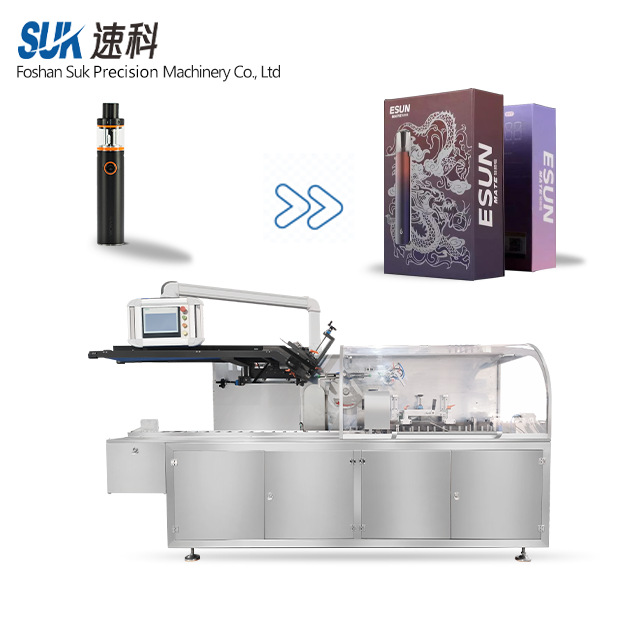 E-Cigarette Vape Pen Pod Box Cartoning Packaging Machine